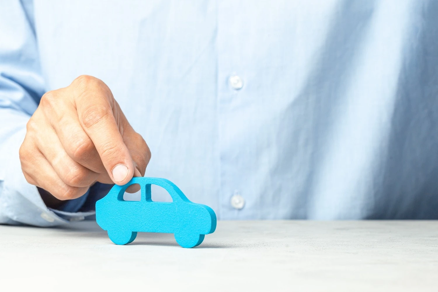 Family with car